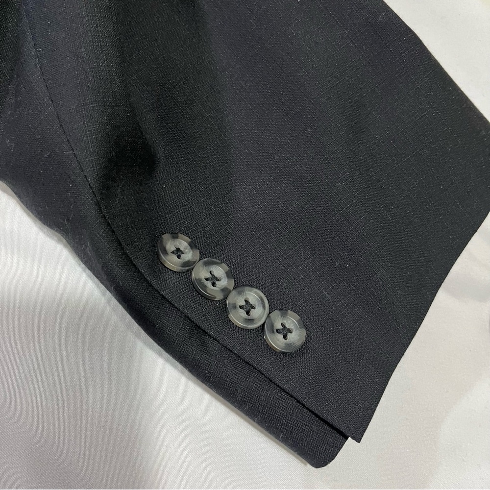 Stafford Essentials Men Solid Black Polyester 2-B… - image 14